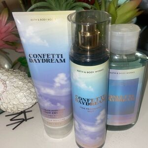 Bath and Bodyworks Confetti Daydream Gift Set Combo
